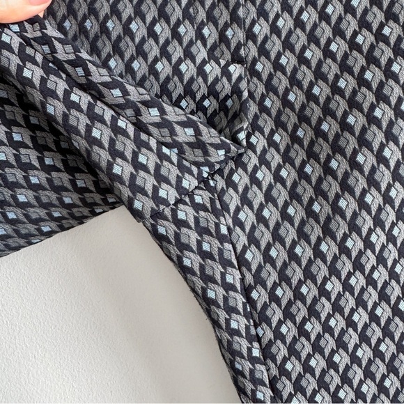 THEORY • Classic Slim Crop Jacquard Pant - Picture 8 of 14